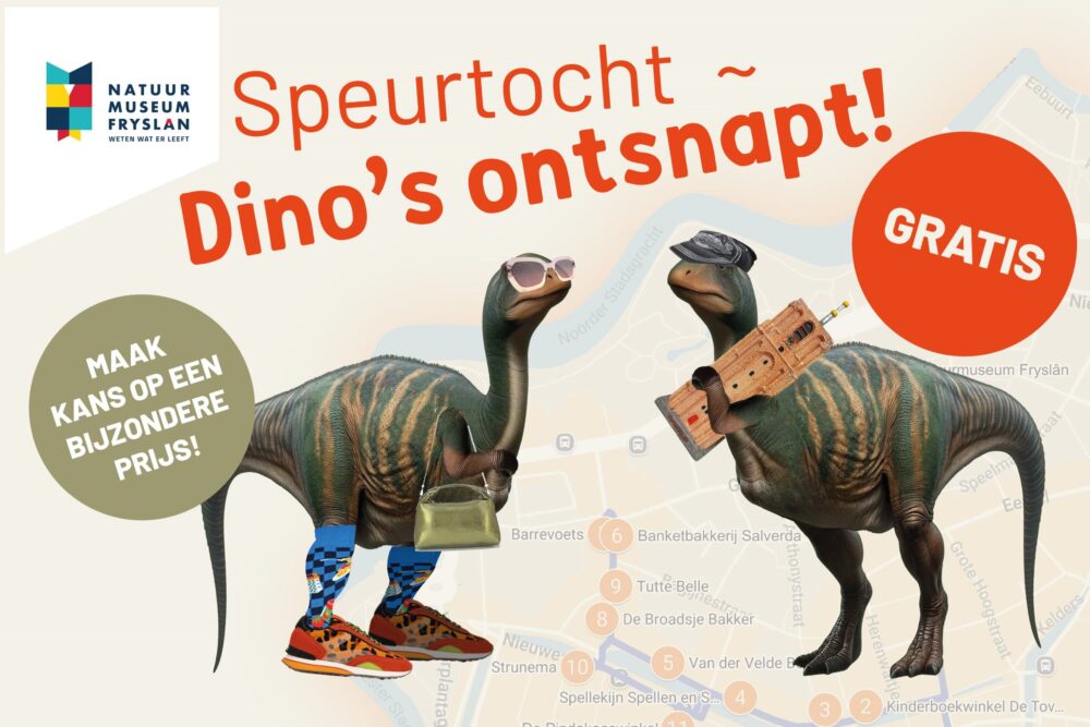 Dino’s ontsnapt in Leeuwarden