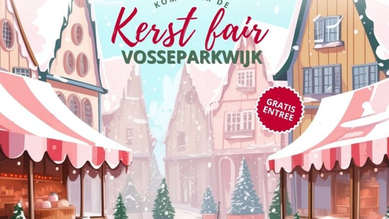 Kerstfair in Leeuwarder Vosseparkwijk