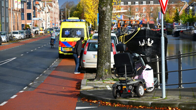 Bestuurder scootmobiel gewond bij ongeval in Leeuwarden