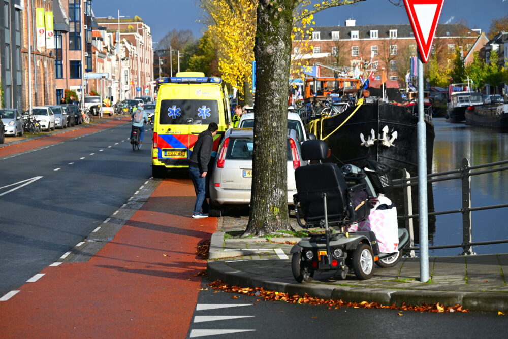 Bestuurder scootmobiel gewond bij ongeval in Leeuwarden