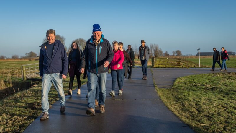 Hassiebassie wandeltocht op oudjaarsdag in Mantgum