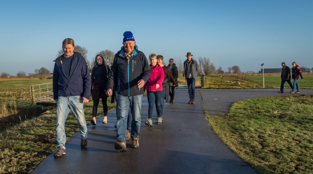 Hassiebassie wandeltocht op oudjaarsdag in Mantgum