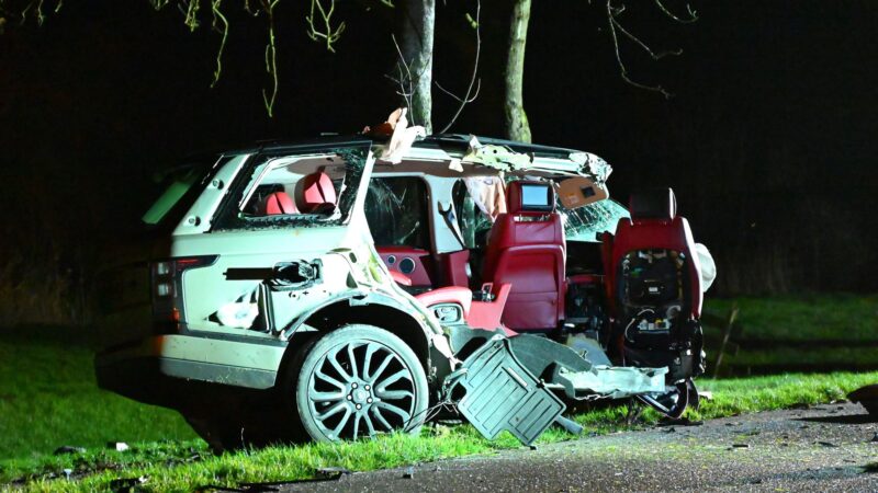 Vier gewonden bij ernstig ongeval tussen Warten en Wergea