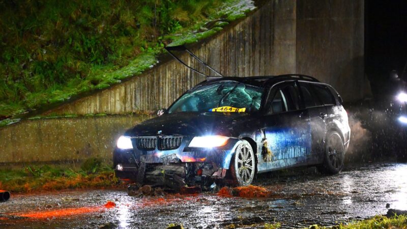 Meerdere ongevallen door plotselinge gladheid na hagelbui in Wirdum