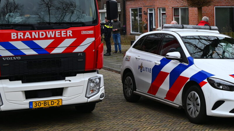 Rookmelder laat brandweer in actie komen in Leeuwarden