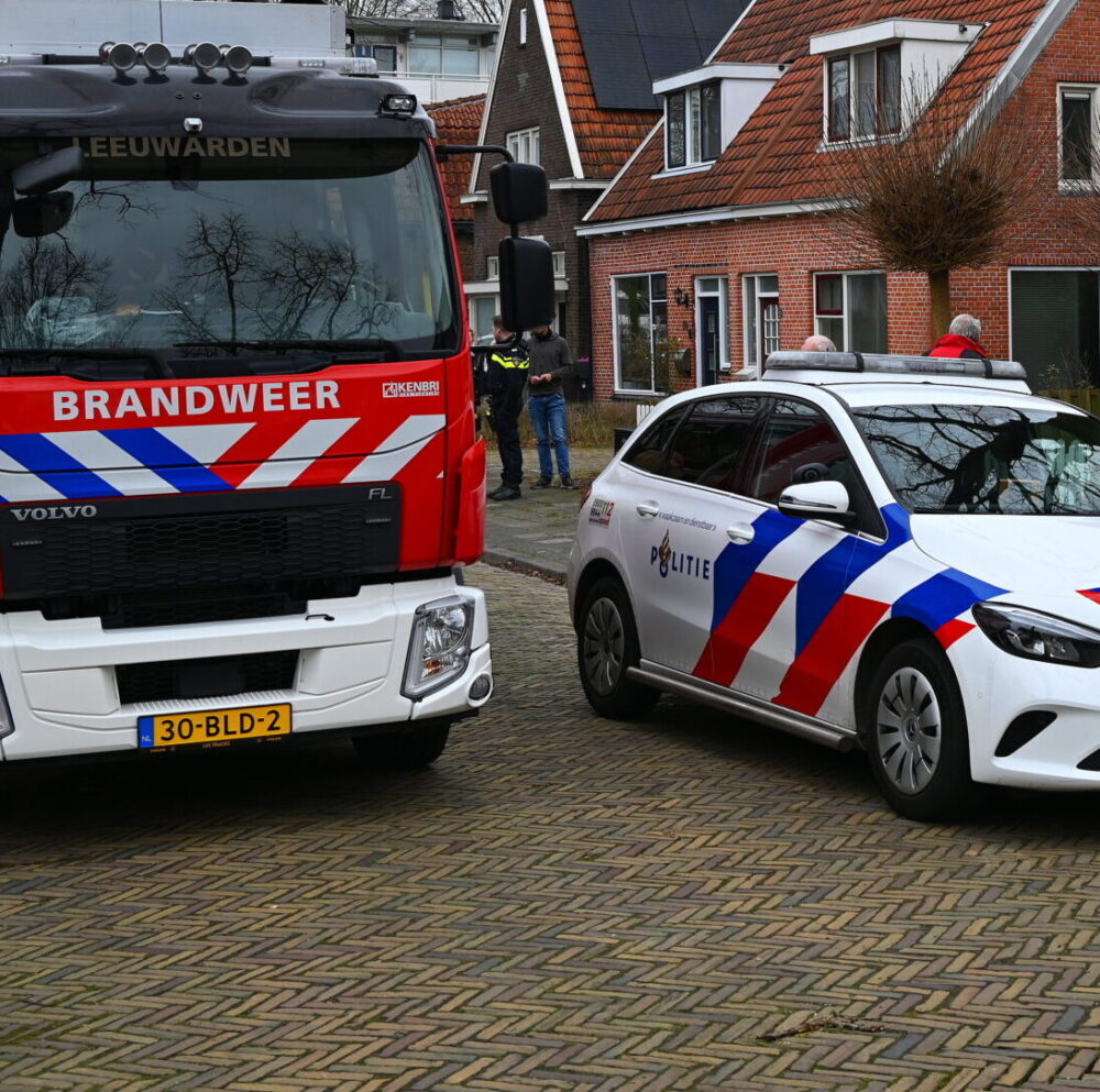 Rookmelder laat brandweer in actie komen in Leeuwarden
