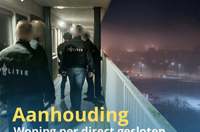 Man (55) aangehouden na inval in drugspand in  Leeuwarden