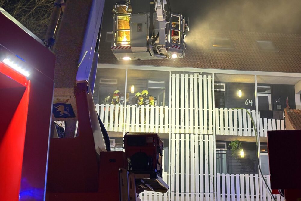 Uitslaande brand in appartementencomplex in Leeuwarden