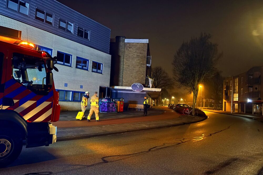 Brandweer aan de slag met gaslek in Leeuwarden