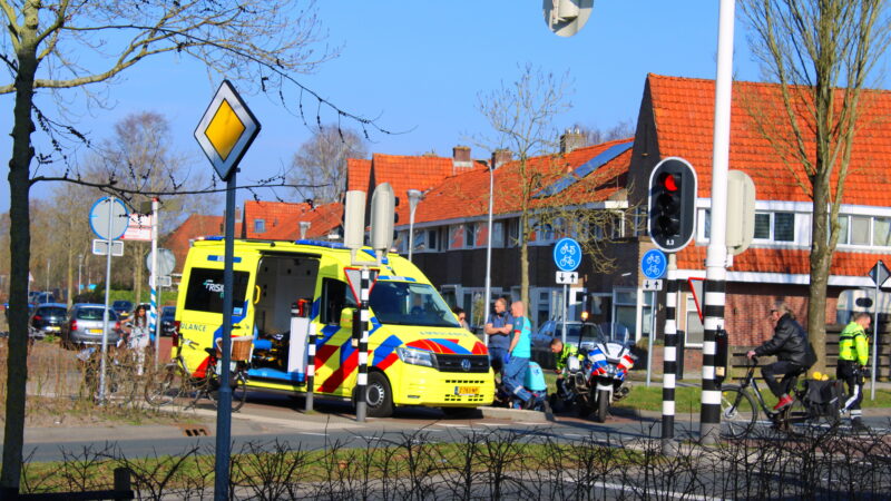Oudere vrouw gewond bij aanrijding in Leeuwarden