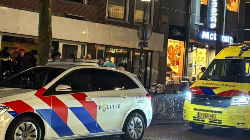 Hulpdiensten druk met overlastgever in Leeuwarden