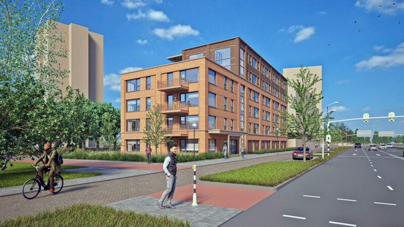 Start bouw 27 appartementen aan Aldlânsdyk in Leeuwarden
