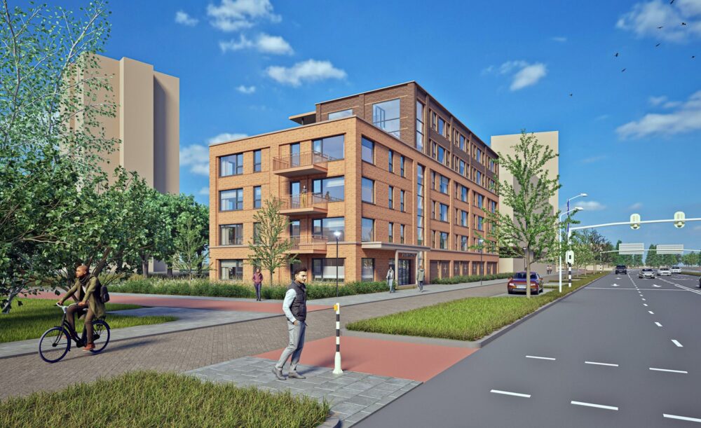 Start bouw 27 appartementen aan Aldlânsdyk in Leeuwarden