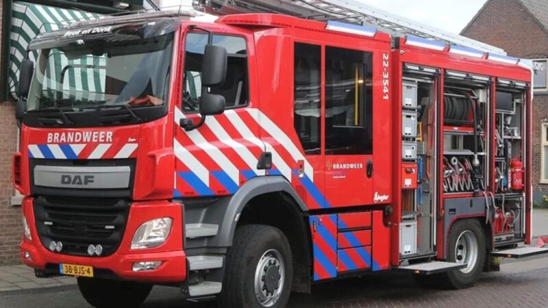 Brand in woning Wilgenstraat Leeuwarden