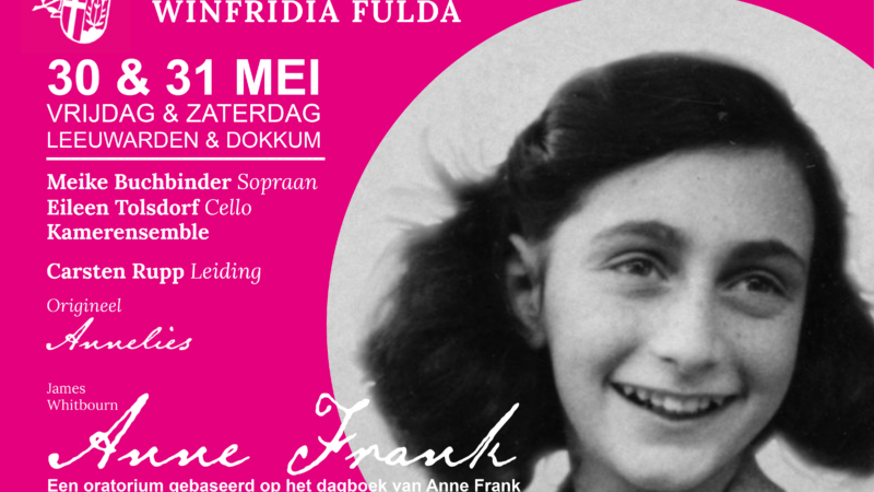 Oratorium over Anne Frank te horen in Grote Kerken van Friesland