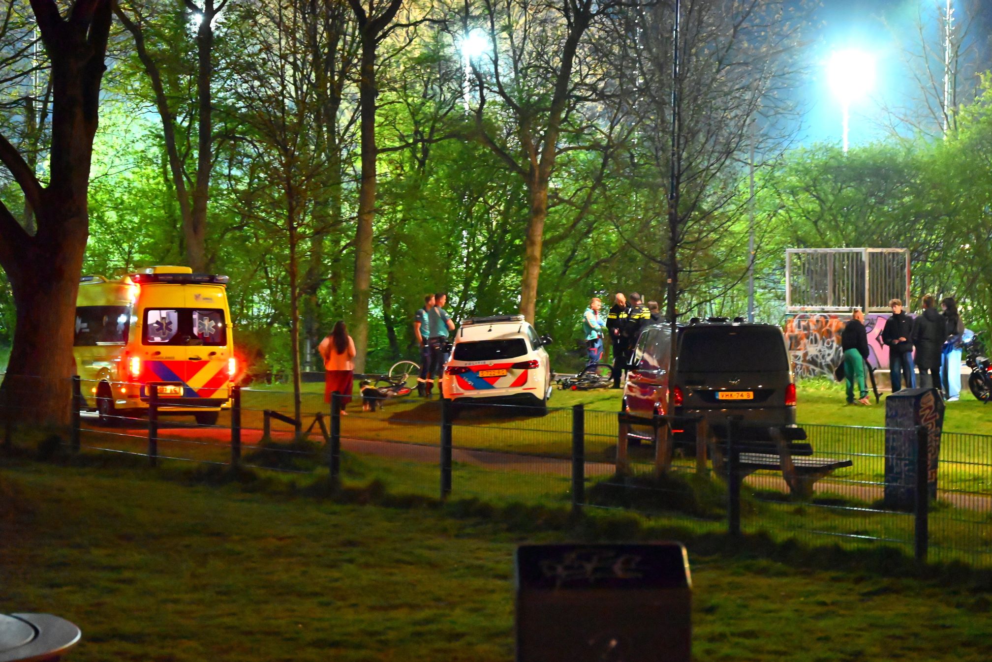 Geen steekpartij maar ruzie bij skatebaan in Leeuwarden