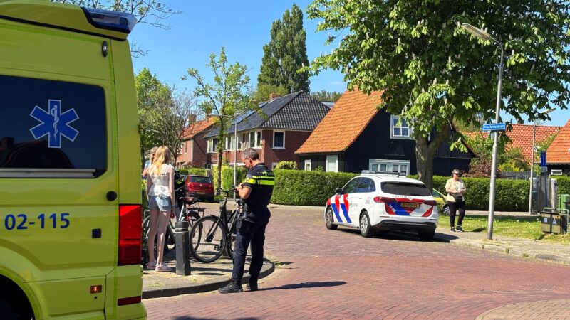 Verkeersongeval in Leeuwarden: automobilist rijdt fietser aan
