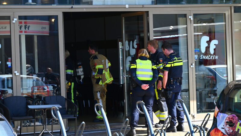 Frituur in brand tijdens verbouwing