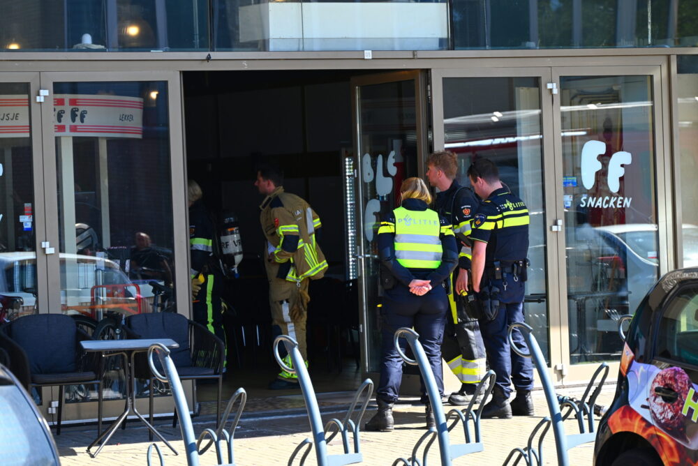 Frituur in brand tijdens verbouwing