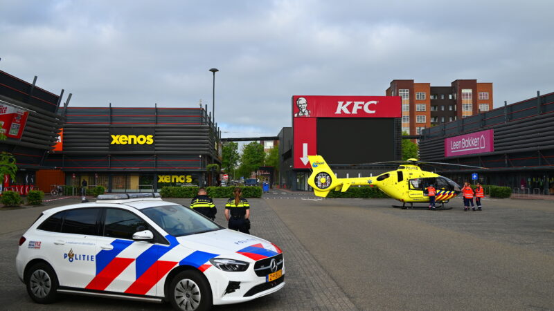 Traumahelikopter ingezet na ongeval