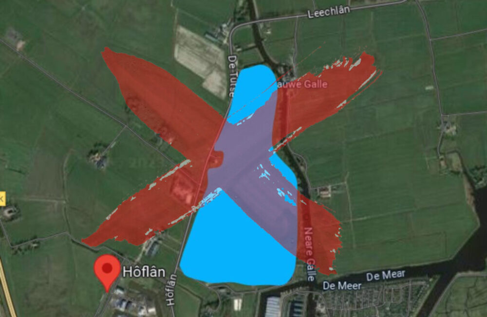 Grootschalig recreatiepark bij Grou van de baan – mogelijk kleinschalig alternatief