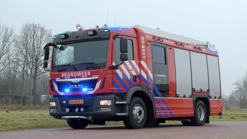 Autobrand in Grou snel geblust