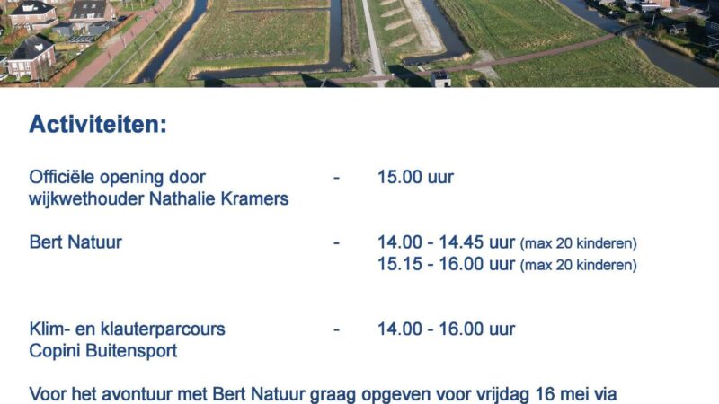 Feestelijke opening Techumerfjild