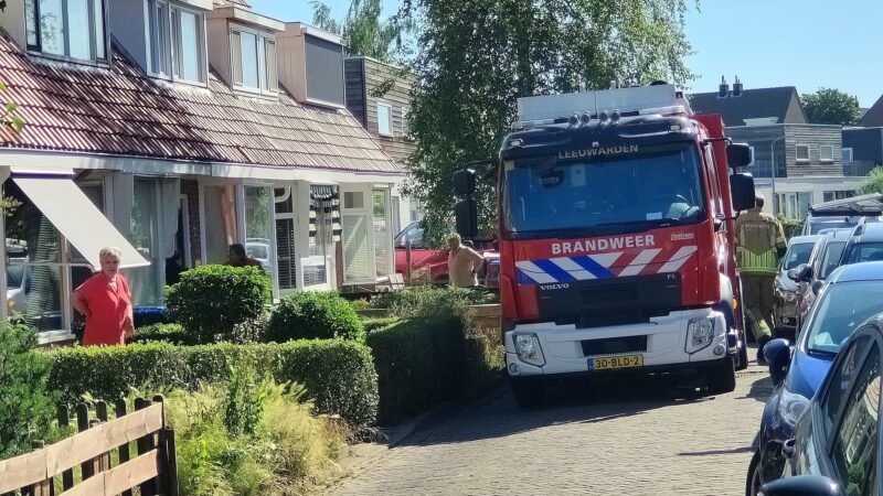 Gaslekkage in woning aan Van Loonstraat in Leeuwarden