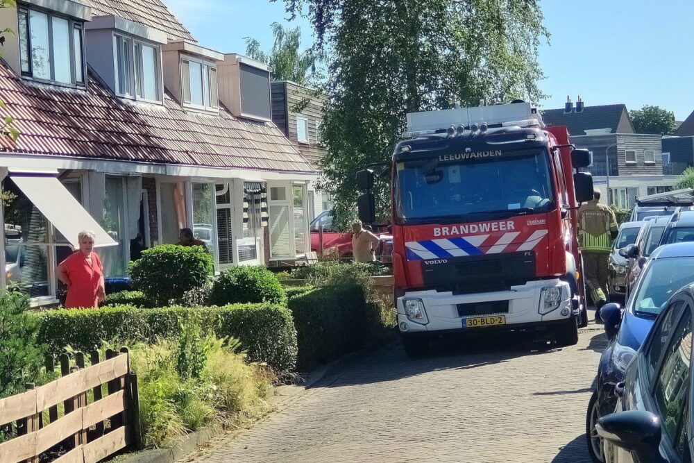 Gaslekkage in woning aan Van Loonstraat in Leeuwarden