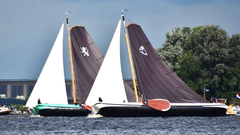 Heerenveen wint prachtig zeilen op Langwarder Wielen