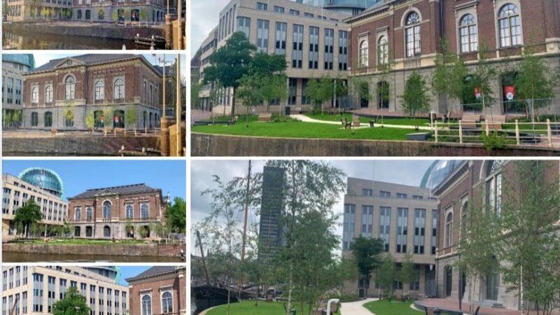 Parkje bij de Beurs in Leeuwarden binnenkort voor iedereen toegankelijk