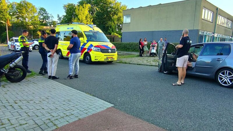 Motorrijder gewond bij botsing in Leeuwarden