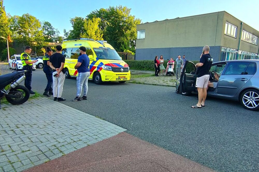 Motorrijder gewond bij botsing in Leeuwarden