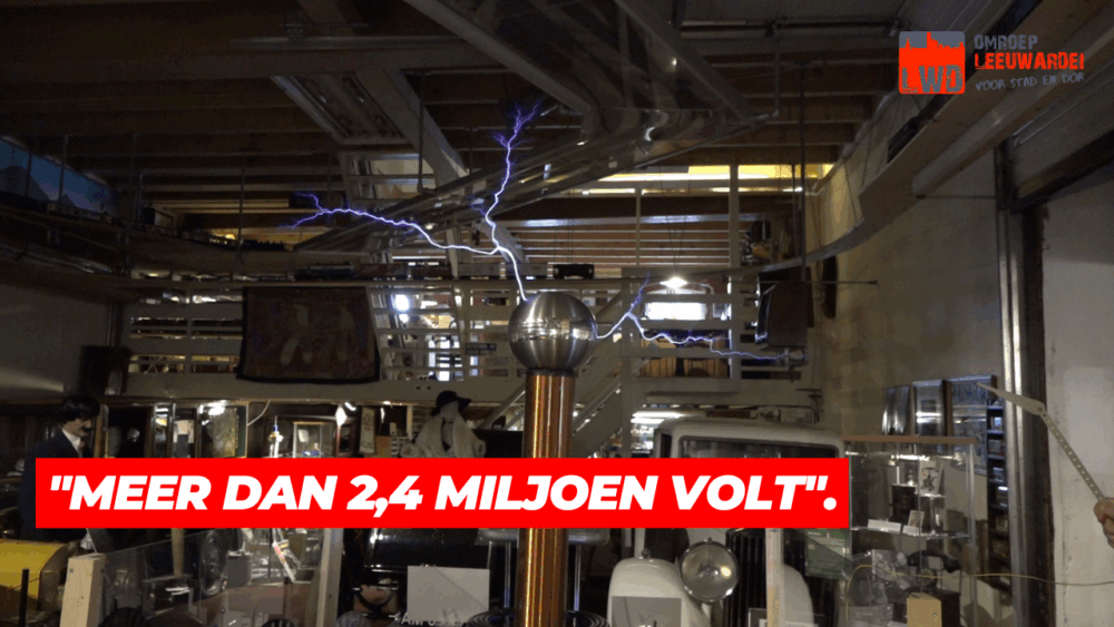 VIDEO: Tesla tentoonstelling in Leeuwarden
