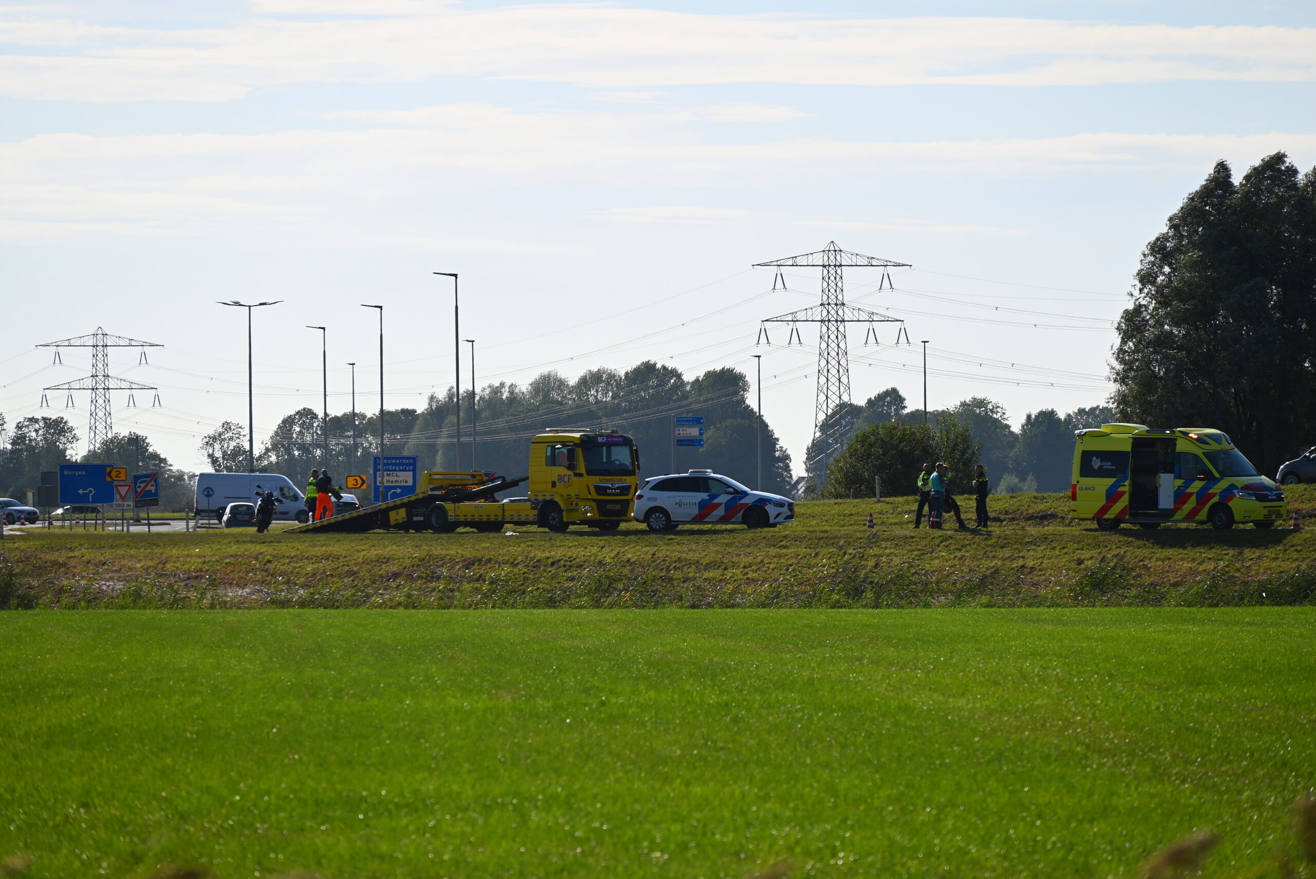 Motorrijder gewond bij ongeval op N31