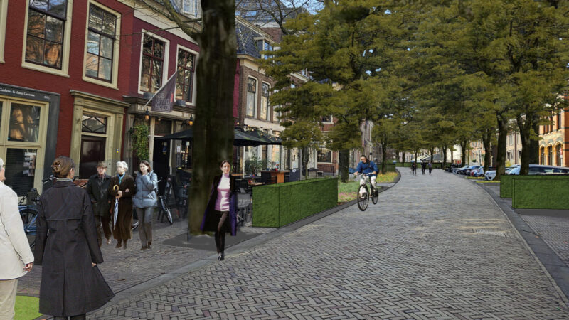 Start vergroening Gouverneursplein, Eewal en Wortelhaven in Leeuwarden