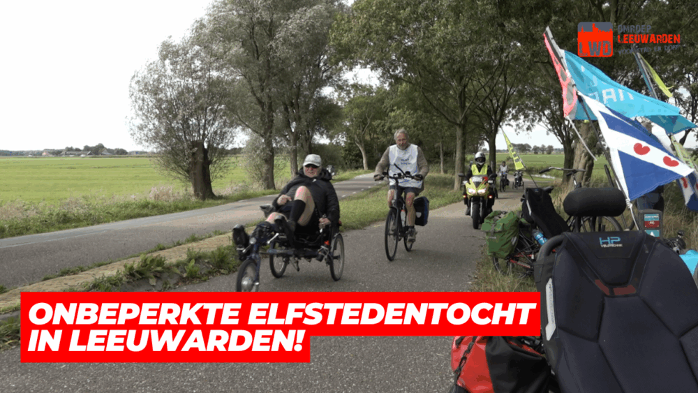 VIDEO: Startschot Onbeperkte Elfstedentocht in Leeuwarden