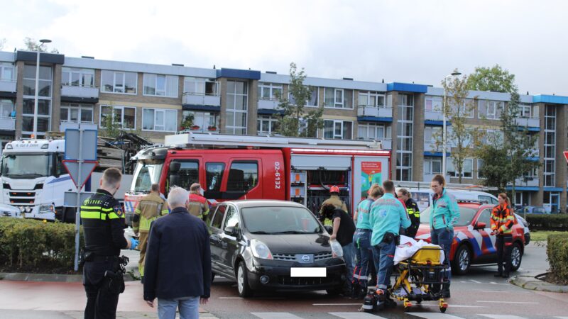 Fietser gewond bij aanrijding