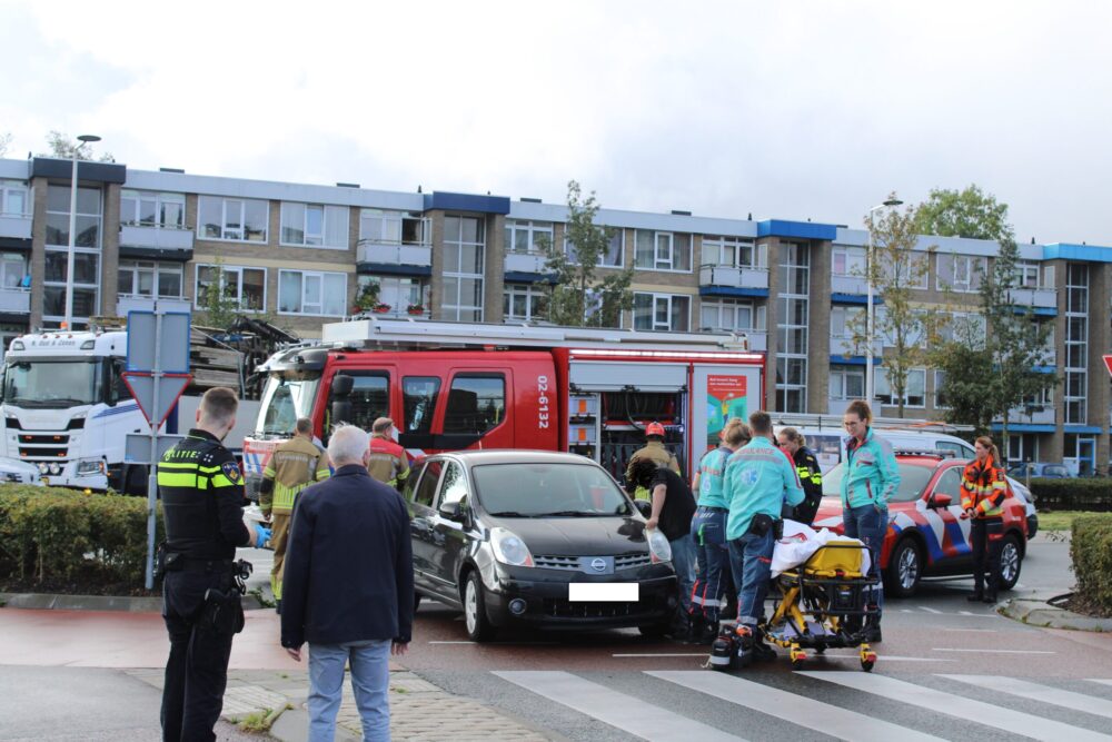Fietser gewond bij aanrijding