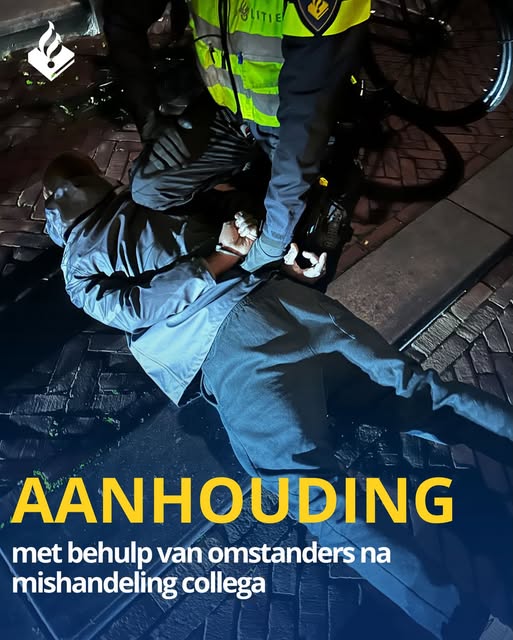 Aanhouding van man (43) uit Assen na geweld tegen agent in Leeuwarden