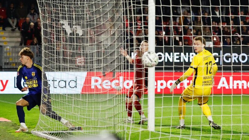 SC Cambuur speelt gelijk tegen Almere City FC: 1-1