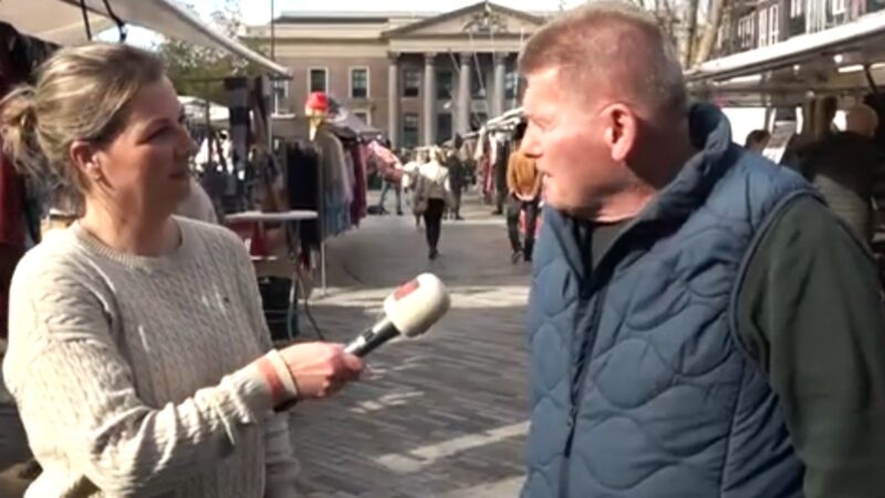 Mariska peilt de stemming op de markt in Leeuwarden: Wat gaat u stemmen?