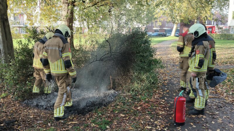 Buitenbrand snel onder controle in Leeuwarden
