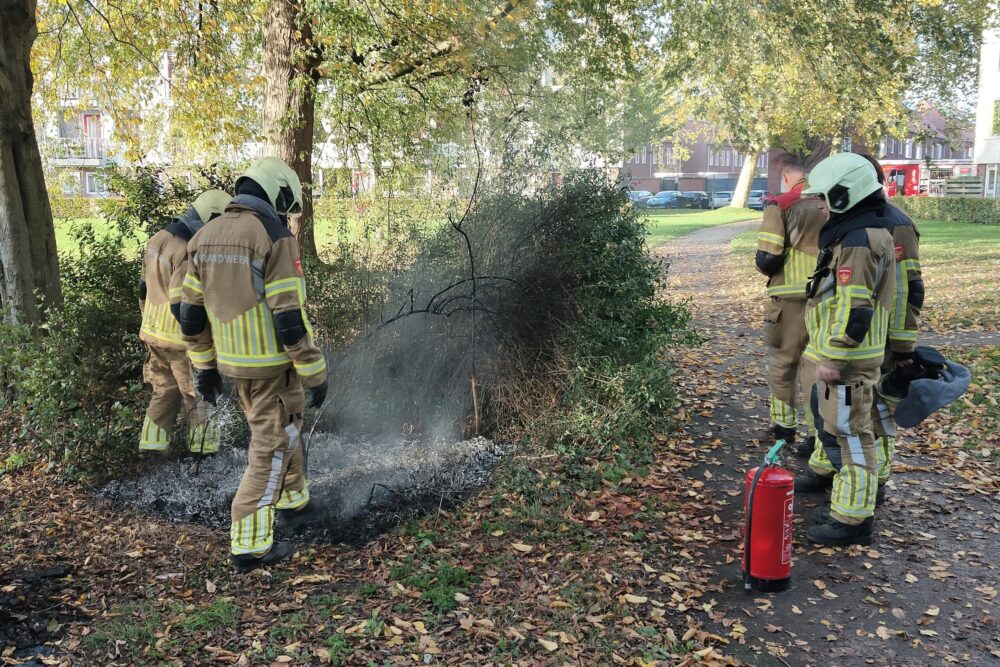 Buitenbrand snel onder controle in Leeuwarden