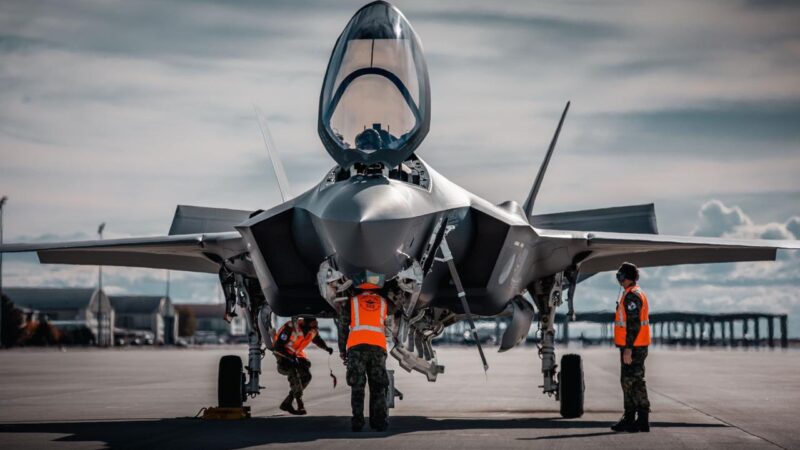 F-35’s van Vliegbasis Leeuwarden trainen in de Verenigde Staten