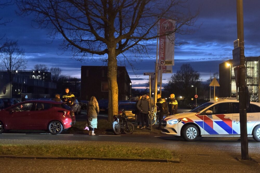 Fatbike en personenauto betrokken bij ongeval
