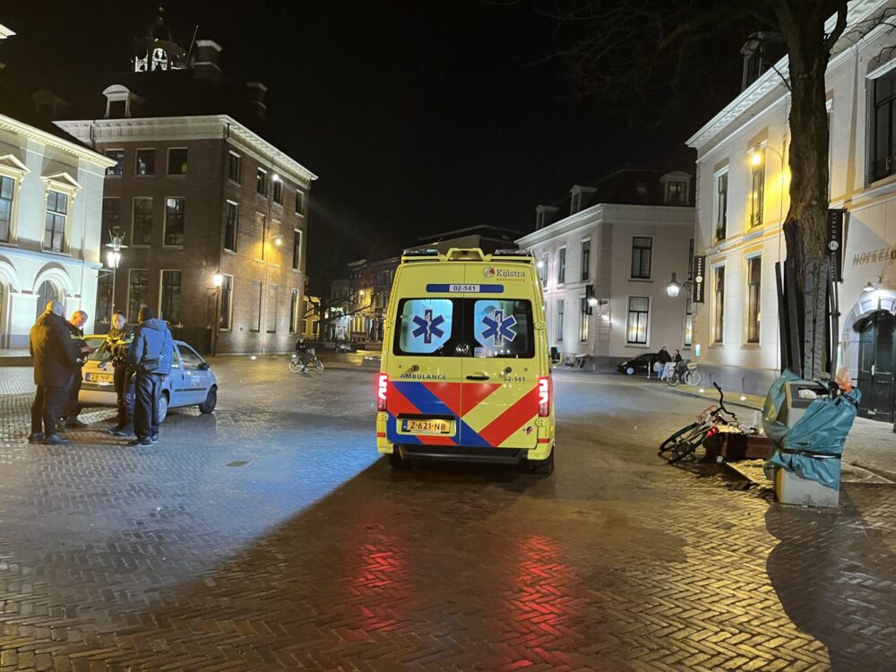 Botsing tussen auto en  fietsster in Leeuwarden