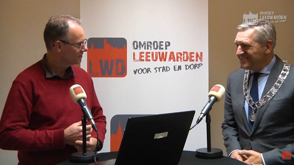 VIDEO: Vincent Wiersma in gesprek met burgemeester Buma: terugblikken en vooruitkijken