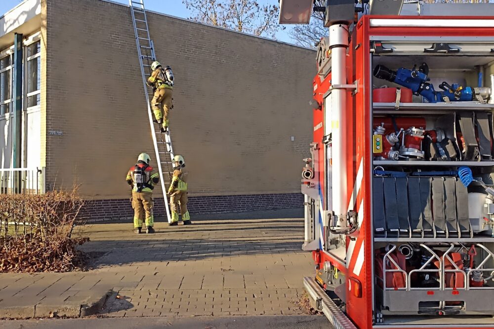 Brand in gymzaal snel geblust in Leeuwarden