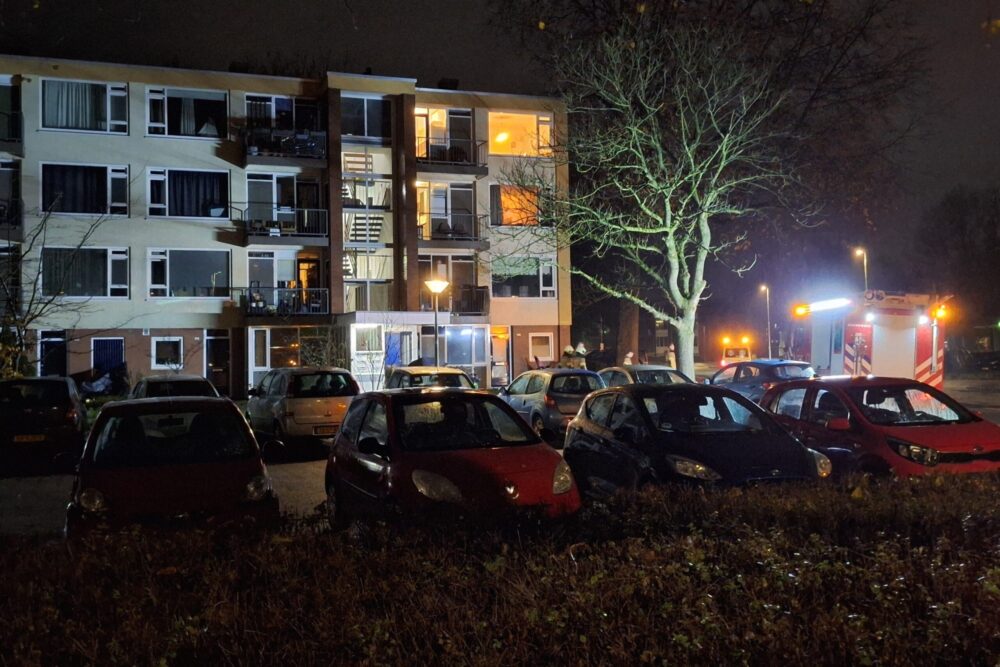 Brand in flat aan de Nijlânsdyk in Leeuwarden